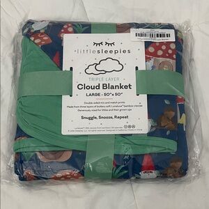 Little Sleepies Triple Layer Cloud Blanket - gnomes